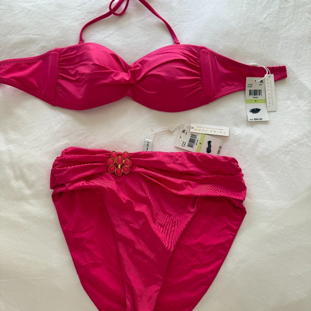 Trina Turk Two Piece Swimsuit new with tags